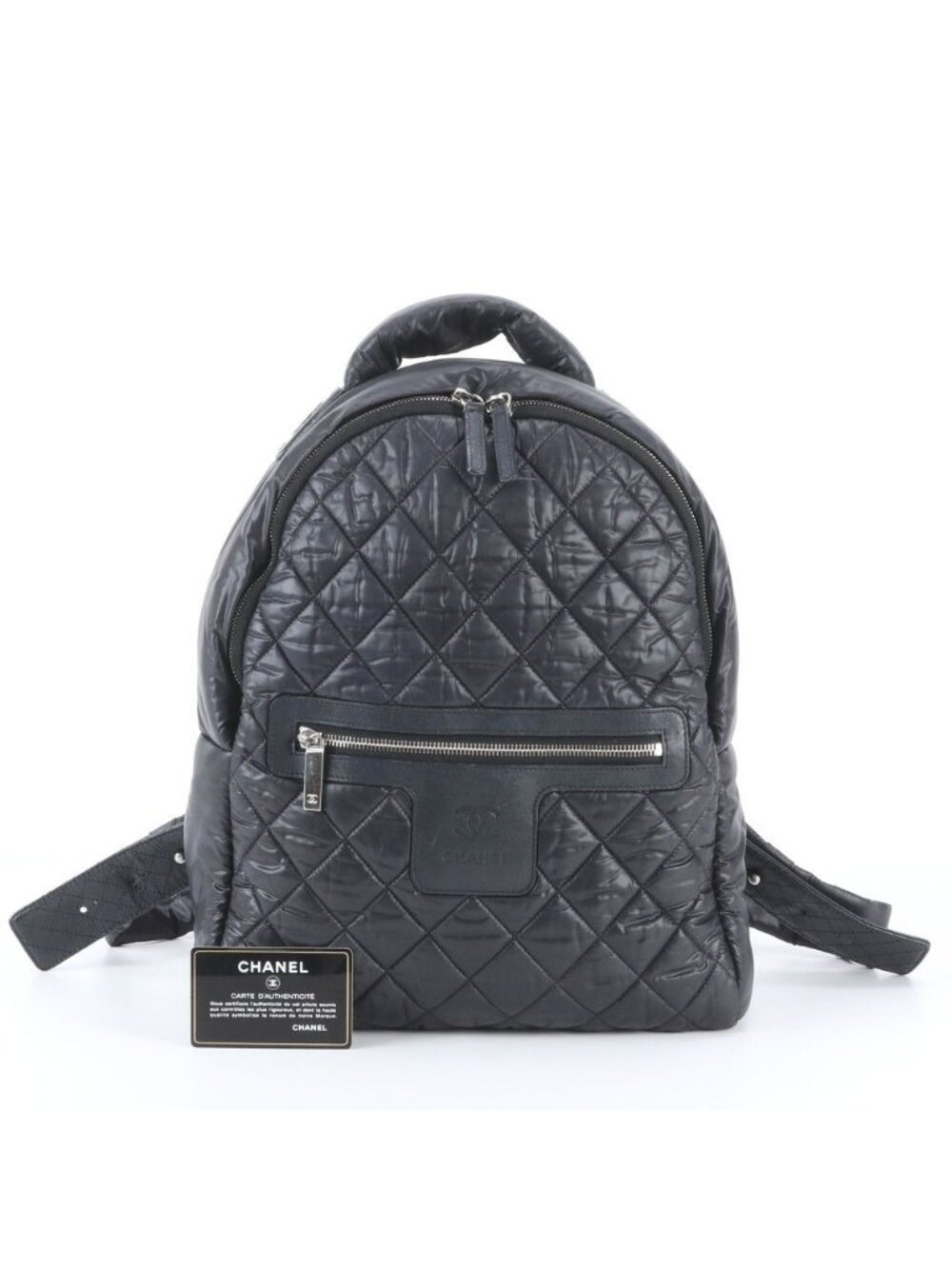 Chanel Coco Cocoon Leather Nylon Backpack